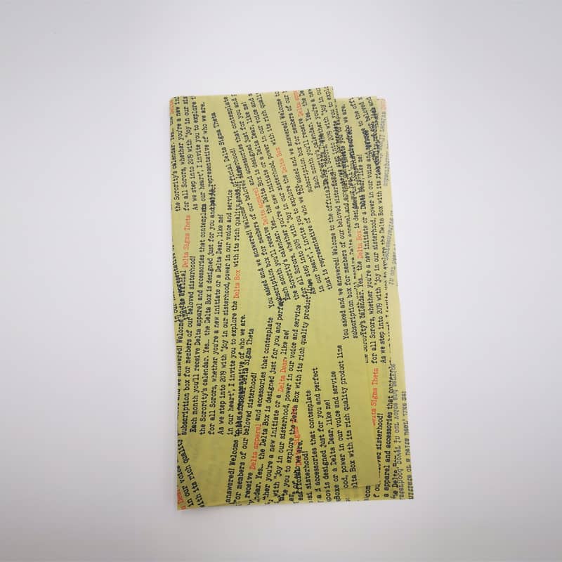 Papel de seda impreso 